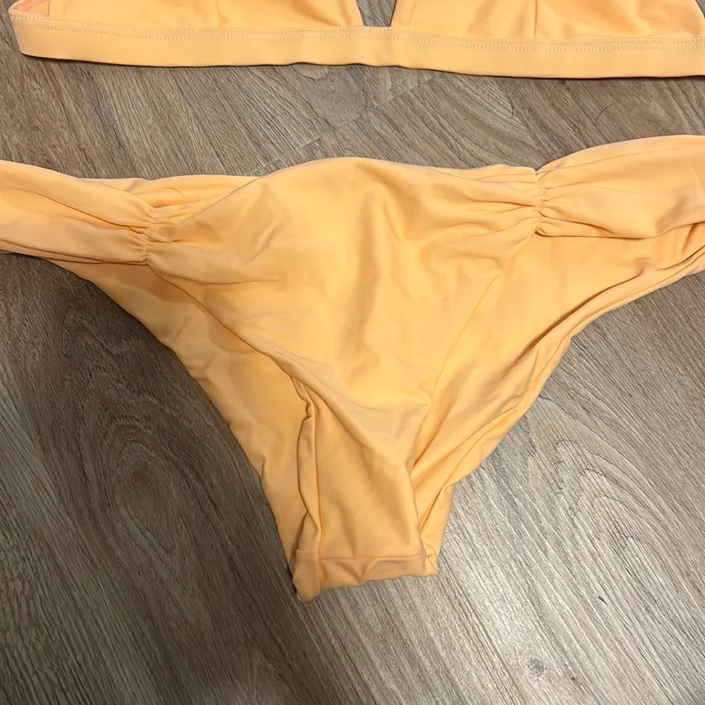 Monday Swimwear Bikini Set in Blush Peach